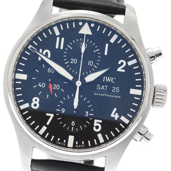 IWC SCHAFFHAUSEN Pilot watch IW377709 Chronograph Automatic Men's Watch - Picture 7 of 11